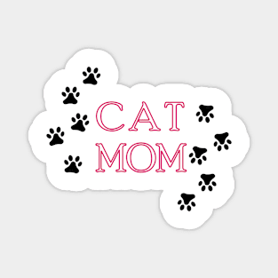 Cat mom Magnet