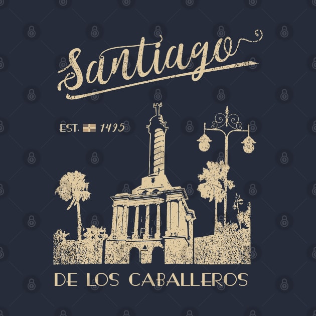 SANTIAGO De Los Caballeros Dominican Republic Vintage by French Salsa