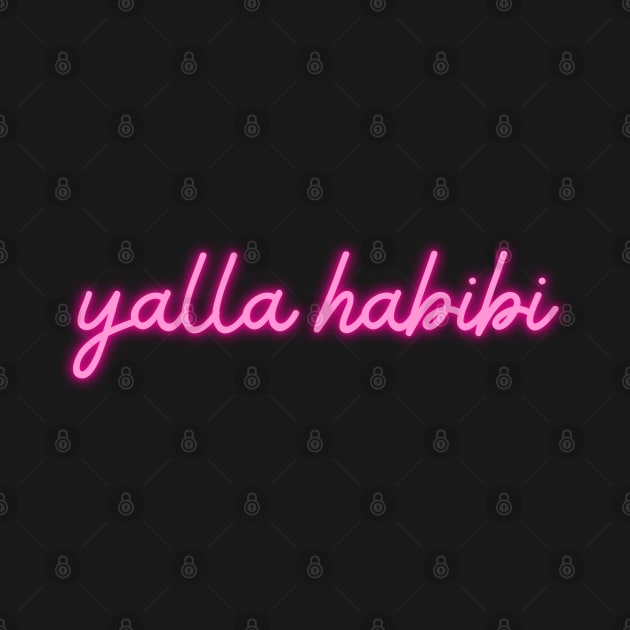 yalla habibi - neon pink by habibitravels