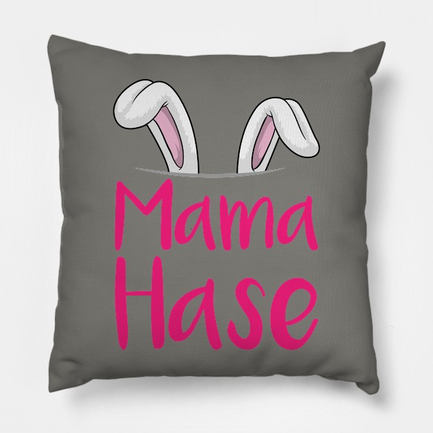 Easter Easter Bunny Mum Egg Hunt Pillow by bigD