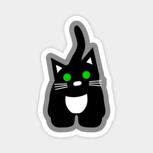 Cat Chummy (Black) Magnet