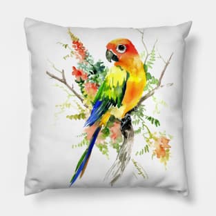 Sun Conure Parakeet Pillow