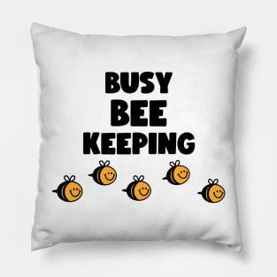 Busy Bee Keeping Pillow