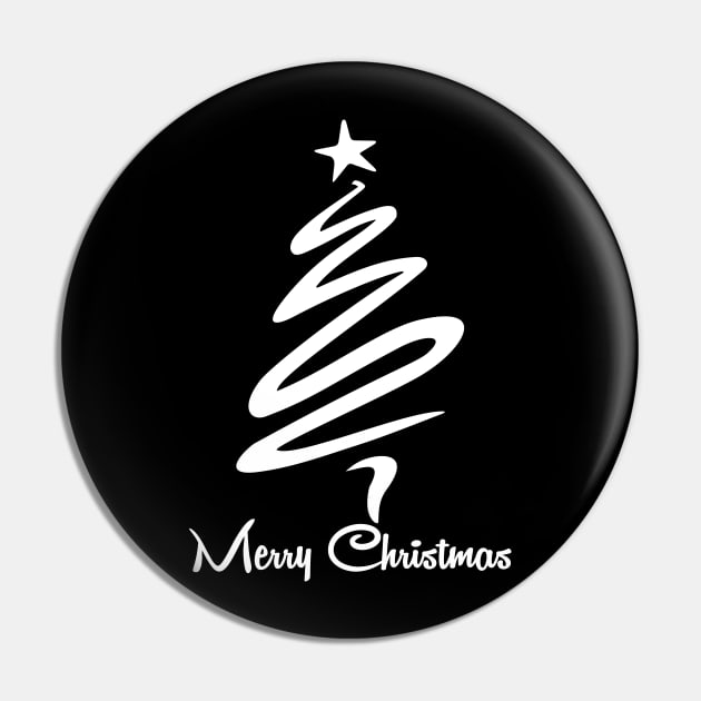 Merry Christmas Tree Pin by All About Nerds