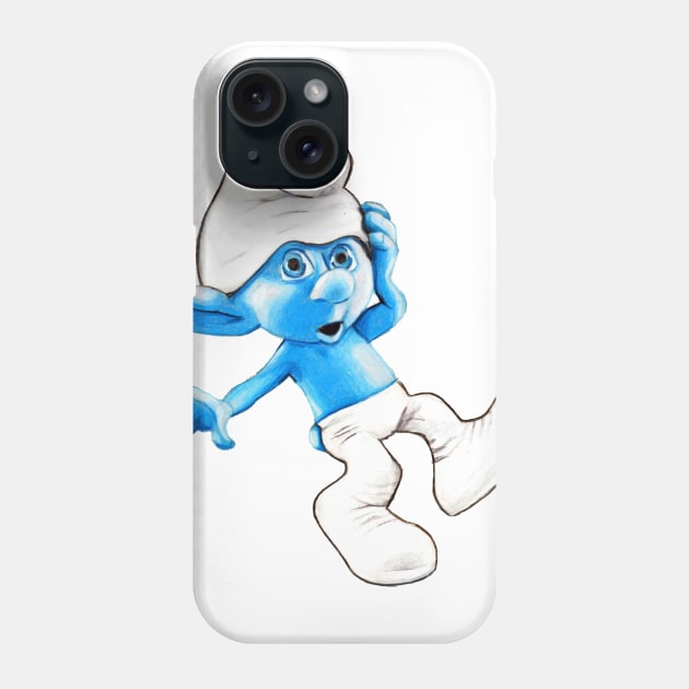 Smurf Phone Case by Mercmichelle