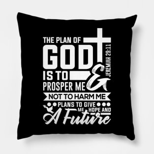 Christian Bible Verse Plans To Prosper You Jeremiah 29:11 Pillow