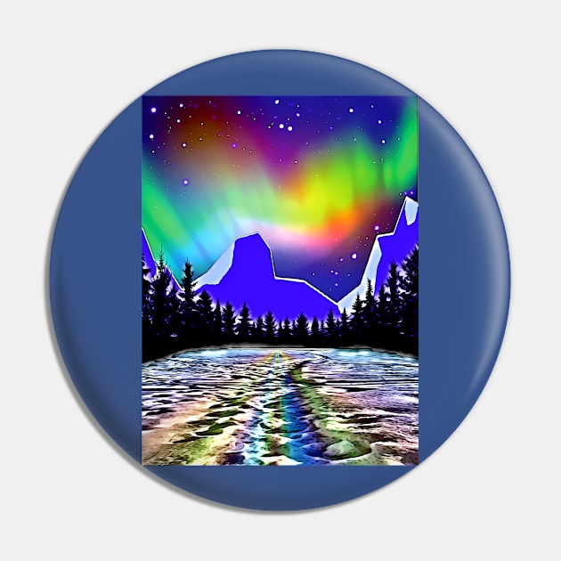 Northern Lights Aurora Pin by danieljanda