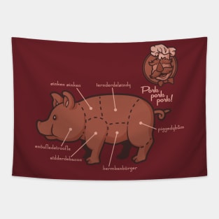 Pork Pork Pork Tapestry