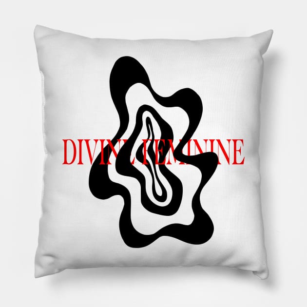 Divine feminine - woven Pillow by Sopicon98