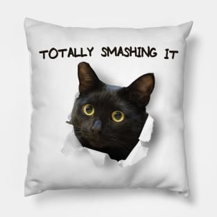 Totally smashing it Pillow