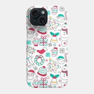 Christmas Pattern Seamless Retro Design Phone Case