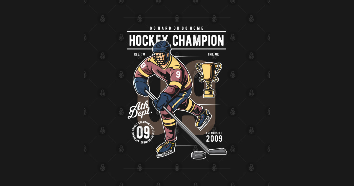 Hockey Champion Teeshirt TShirt TeePublic