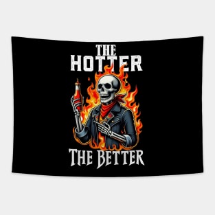 The Hotter the Better Skeleton Tapestry