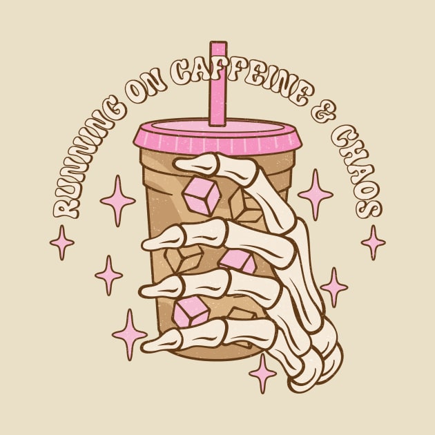 Running On Caffeine & Chaos Iced Coffee by Nessanya