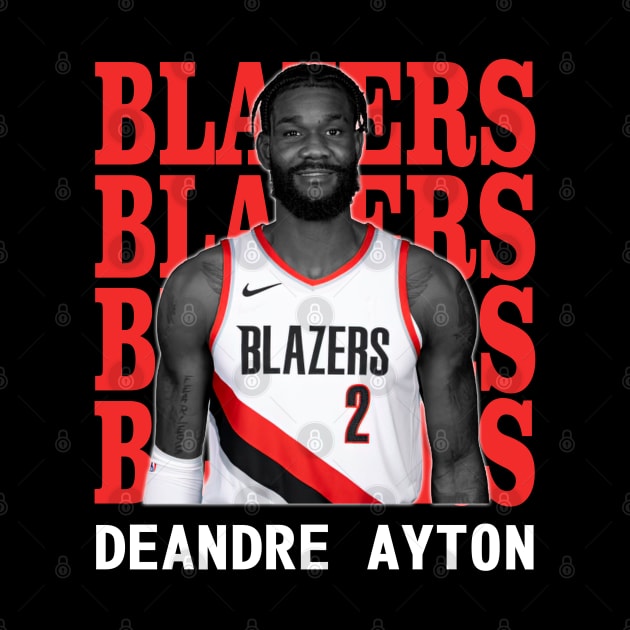 Portland Trail Blazers Deandre Ayton 2 by Thejockandnerd