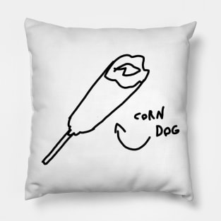 corn dog Pillow