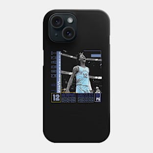 Ja Morant Paper Poster Phone Case