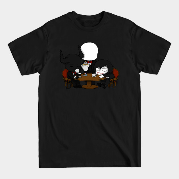 Discover creepypasta tea party - Chibi - T-Shirt