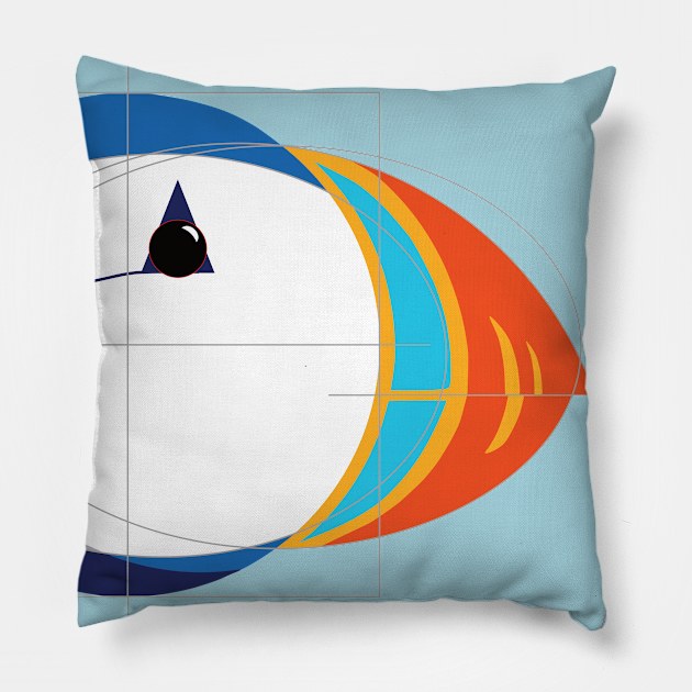 A Cute Puffin Pillow by dkdesigns27