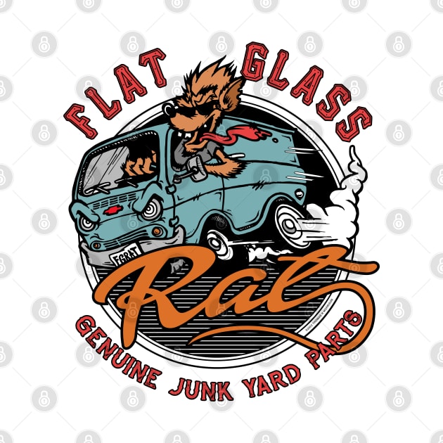 Flat Glass Rat by Thomas H Morrison-Art