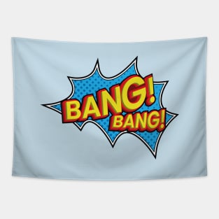 Bang! Bang! Onomatopoeia Tapestry