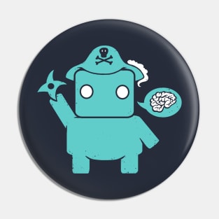 Ninja Pirate Robot Zombie Pin