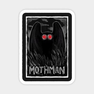 Mothman but Cooler Magnet