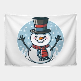 Snowman Tapestry