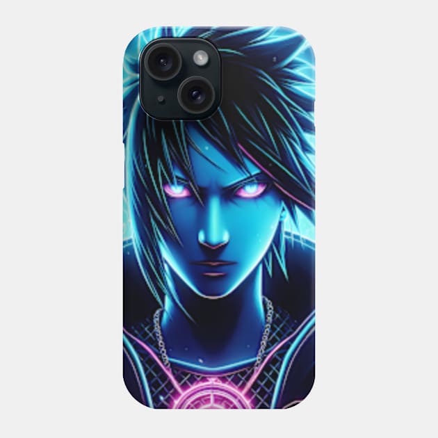 Sasuke uchiha neon Phone Case by San Creative