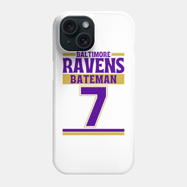 Baltimore Ravens Bateman 7 Edition 3 Phone Case by Astronaut.co