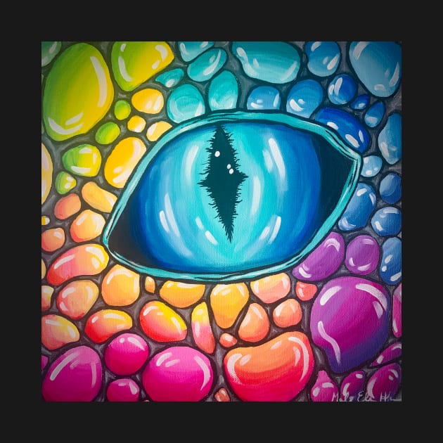 Rainbow Dragon Eye by Melsasser