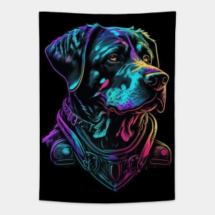 Colorful Dog Tapestry