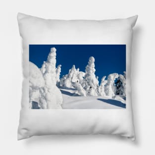 Mt Washington "Snow Ghosts" Pillow