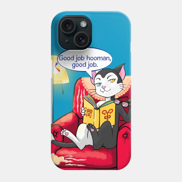 Niels Feynman | Erwin the cat Phone Case by hisameartwork