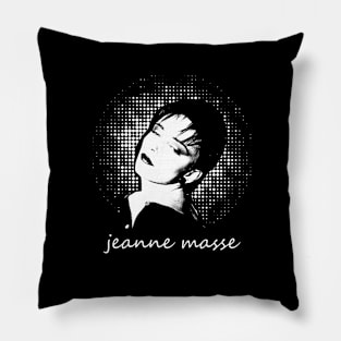 Jeanne mass black Pillow