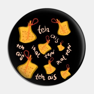 teh ais ikat tepi Pin