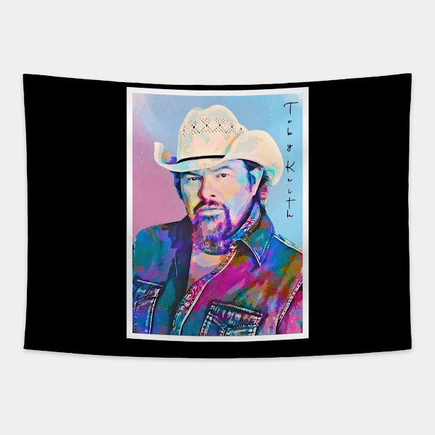 Poster Art Toby Keith Tapestry by Next And Stop