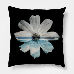 Gloomy Sea Flower Pillow