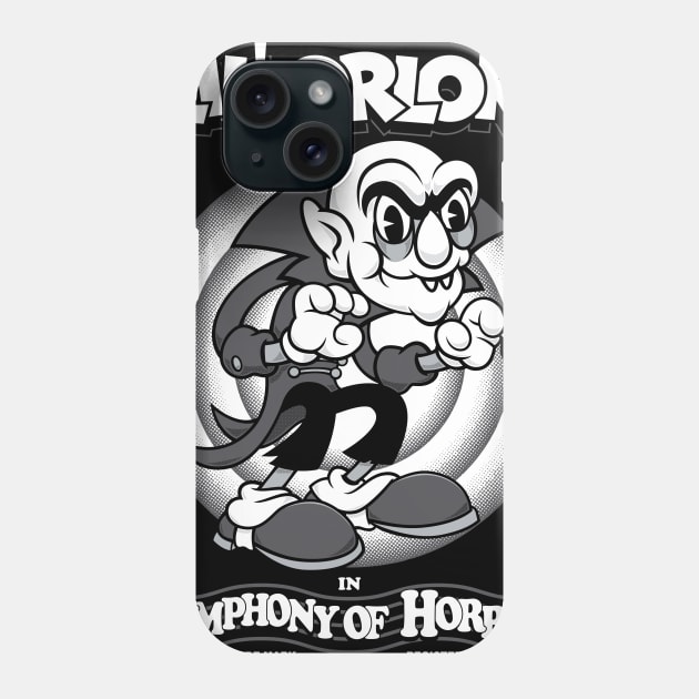 Vintage Cartoon Nosferatu - Creepy Cute Vampire - Count Orlok - Goth Horror Phone Case by Nemons