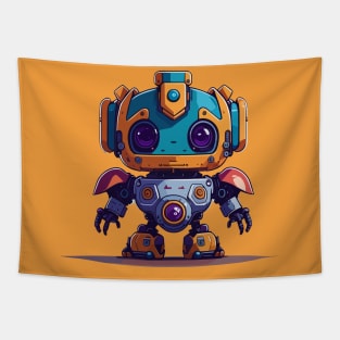 Cute Robot Tapestry