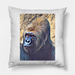 Western Lowland Gorilla Pillow