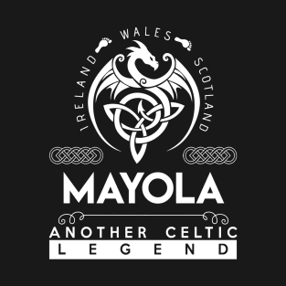 Mayola Name T Shirt - Another Celtic Legend Mayola Dragon Gift Item T-Shirt
