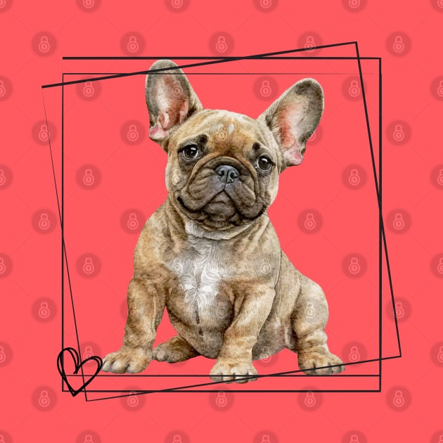 Love my French Bulldog by ThePawPrintShoppe