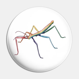 Rainbow Stick Bug Pin