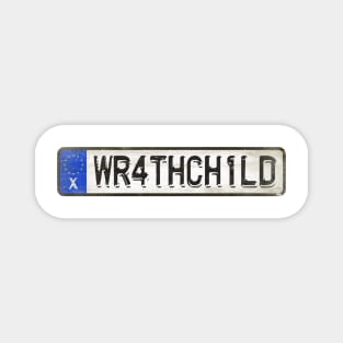 Wrathchild - License Plate Magnet
