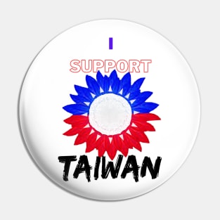 Sunflower of peace - I support Taiwan Pin