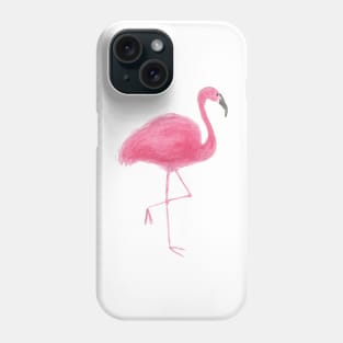 Flambe The Flamingo Phone Case