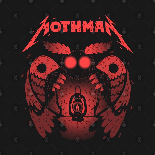 Metal Mothman by 8BitHobo