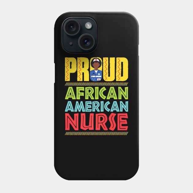 African American Nurse Black Nursing Graduation Phone Case by Stick Figure103