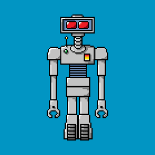 Pixel Robot 039 T-Shirt